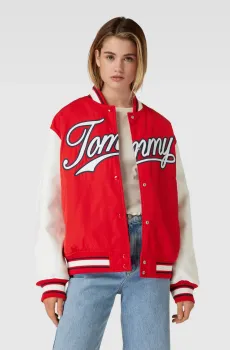 Женский бомбер TJW LETTERMAN JACKET Разноцветный S Tommy Jeans DW0DW17233