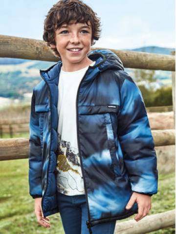 Mayoral Пуховик 7.435 Cиній Regular Fit Mayoral Пуховик 7.435 Cиній Regular Fit