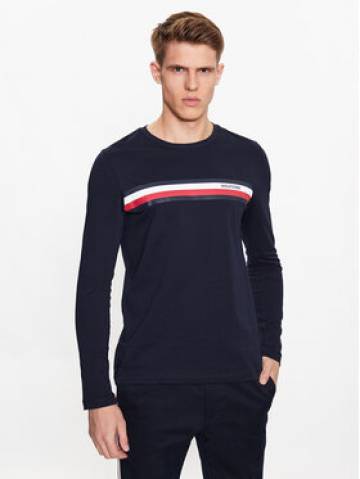 Tommy Hilfiger Longsleeve Monotype Chest Stripe MW0MW32366 Cиній Slim Fit Tommy Hilfiger Longsleeve Monotype Chest Stripe MW0MW32366 Cиній Slim Fit