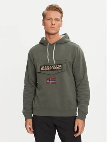 Napapijri Світшот Burgee NP0A4I9B Зелений Regular Fit Napapijri Світшот Burgee NP0A4I9B Зелений Regular Fit