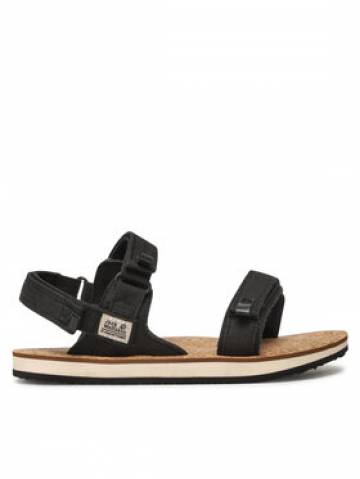 Jack Wolfskin Босоніжки Ecostride 2 Sandal W 4051771 Чорний Jack Wolfskin Босоніжки Ecostride 2 Sandal W 4051771 Чорний