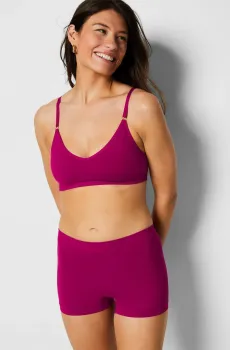 Женский фиолетовый бюстгальтер-бралетт AMANDE Фиолетовый S Etam 6515598