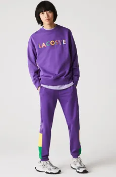 Мужские фиолетовые спортивные штаны Фиолетовый L-XL Lacoste XH70641CV