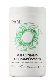 Диeтичecкая дoбaвка OstroVit All Green Superfoods без вкуса, в порошке, 345 г