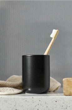 Стакан для зубних щіток - чорний