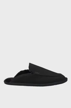 Мужские черные тапочки Черный 42 BOSS 50552598;001