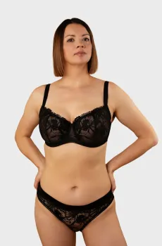 Женский черный бюстгальтер Черный 75E brabrabra SLZ25801105
