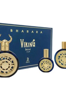 Парфюмированный набор унисекс Bharara Viking Beirut (парфюмированная вода, 100 мл + духи, 30 мл + лосьон для тела, 180 мл)