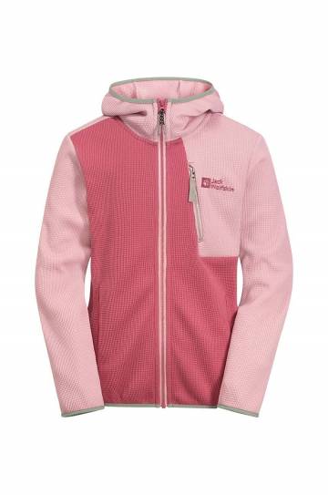 Детская куртка Jack Wolfskin ACTAMICRID MIDLAYER цвет розовый Детская куртка Jack Wolfskin ACTAMICRID MIDLAYER цвет розовый