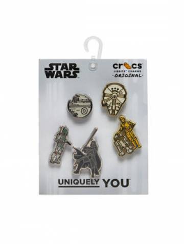 Crocs Прикраса для взуття Jibbitz Star Wars 5pk Кольоровий Crocs Прикраса для взуття Jibbitz Star Wars 5pk Кольоровий