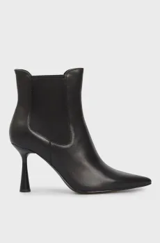 Женские черные кожаные ботильоны Canella Черный 39 PRPY PRFDS7277W