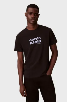 Мужская черная футболка SS JERSEY Черный XXL Calvin Klein LV04RE821G