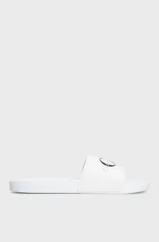 Мужские белые слайдеры SLIDE MONOGRAM Белый 41 Calvin Klein YM0YM00061