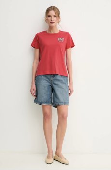 Хлопковая футболка Pinko