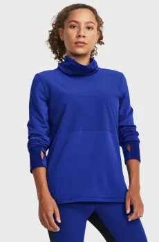 Женский синий лонгслив UA Qualifier Cold Funnel Синий XS Under Armour 1379344-400