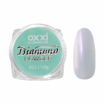 Зеркальная пудра-втирка для ногтей Oxxi Professional Diamond Powder 04, 1 г