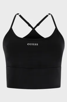 Женский черный топ Черный XS Guess V6GP14.K3056;JBLK
