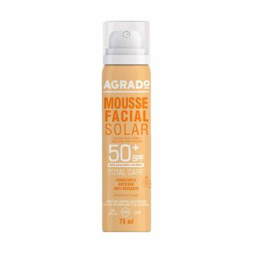 Солнцезащитный мусс для лиц Agrado Solar Mousse Facial, SPF 50+, 75 мл