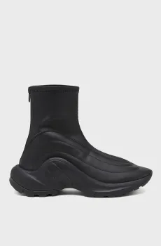 Черные хайтопы S-D-RUNNER BOOTIE X Черный 41 Diesel Y03549 PR003