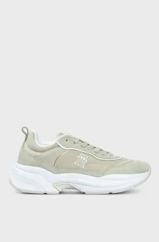 Женские оливковые кроссовки CHUNKY RUNNER VENTILE Оливковый 36 Tommy Hilfiger FW0FW08036