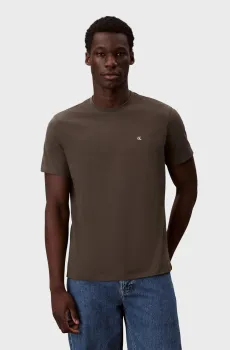 Мужская серая футболка CLASSIC MONOGRAM Серый M Calvin Klein Jeans LV04RD254G