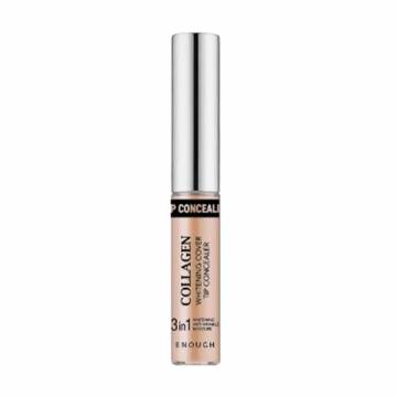 Осветляющий коллагеновый консилер для лица Enough Collagen Whitening Cover Tip Concealer 3 In 1, 03 Natural Beige, 9 г Осветляющий коллагеновый консилер для лица Enough Collagen Whitening Cover Tip Concealer 3 In 1, 03 Natural Beige, 9 г