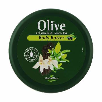 Масло для тела Madis HerbOlive Body Butter с оливковым маслом, ванилью и зеленым чаем, 250 мл Масло для тела Madis HerbOlive Body Butter с оливковым маслом, ванилью и зеленым чаем, 250 мл