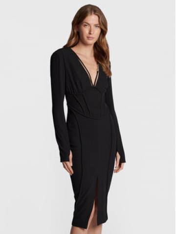Babylon Коктейльна сукня R_E00788 Чорний Slim Fit Babylon Коктейльна сукня R_E00788 Чорний Slim Fit