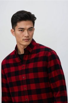 Reserved - Картата сорочка regular fit - червоний - 078DO-33P