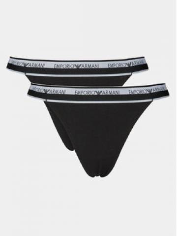 Emporio Armani Underwear Набір з 2 пар стрінгів 164522 4R227 00020 Чорний Emporio Armani Underwear Набір з 2 пар стрінгів 164522 4R227 00020 Чорний