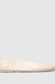 Серые кожаные балетки Frondina