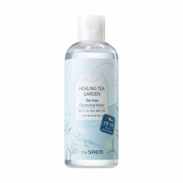 Очищающая вода для лица The Saem Healing Tea Garden Tea Tree Cleansing Water с экстрактом чайного дерева, 300 мл Очищающая вода для лица The Saem Healing Tea Garden Tea Tree Cleansing Water с экстрактом чайного дерева, 300 мл