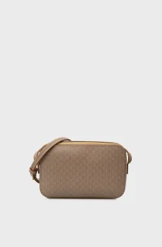 Женская бежевая сумка с узором EMBLEM Бежевый ONESIZE Calvin Klein LV04F3268G