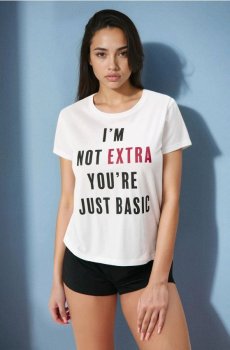 Двокомплектна бавовняна піжама - білий