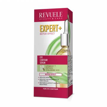 Сыворотка для кожи вокруг глаз Revuele Expert+ Ботокс эффект, 25 мл Сыворотка для кожи вокруг глаз Revuele Expert+ Ботокс эффект, 25 мл