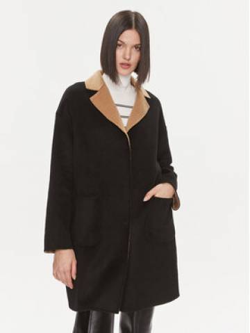 Liu Jo Вовняне пальто MF3241 T3505 Кольоровий Relaxed Fit Liu Jo Вовняне пальто MF3241 T3505 Кольоровий Relaxed Fit