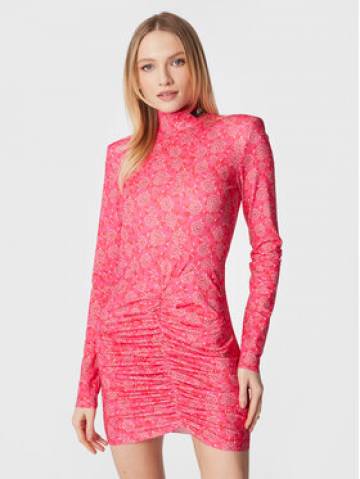 ROTATE Коктейльна сукня Mikiii RT2149 Рожевий Slim Fit ROTATE Коктейльна сукня Mikiii RT2149 Рожевий Slim Fit