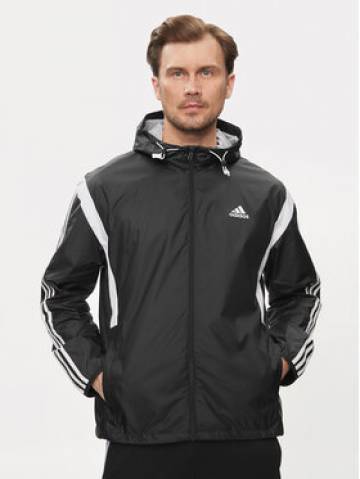 adidas Демісезонна куртка IN9953 Чорний Regular Fit adidas Демісезонна куртка IN9953 Чорний Regular Fit