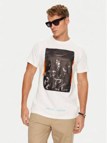 Off-White Футболка OMAA002G190010160188 Білий Regular Fit Off-White Футболка OMAA002G190010160188 Білий Regular Fit