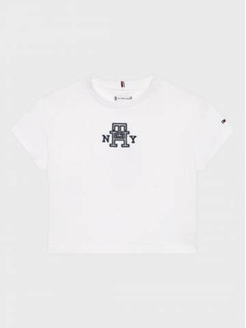 Tommy Hilfiger Футболка KG0KG07437 D Білий Regular Fit Tommy Hilfiger Футболка KG0KG07437 D Білий Regular Fit