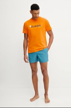 Хлопковая футболка Guess