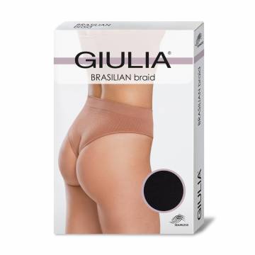 Бесшовные трусы стринги женские Giulia String Briefs Grain, Black, размер L/XL Бесшовные трусы стринги женские Giulia String Briefs Grain, Black, размер L/XL