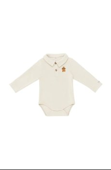 Детское боди из хлопка Donsje Polau Bodysuit Gingerbread