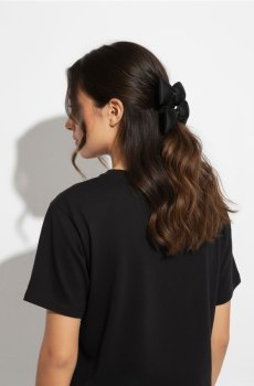 Резинки для волосся, 2 шт. - чорний