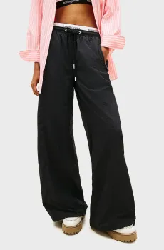 Женские черные брюки WAISTBAND Черный L Tommy Jeans DW0DW22289