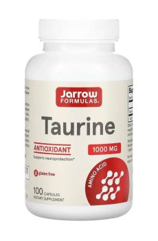 Таурин Jarrow Formulas Taurine, 1000 мг, 100 капсул