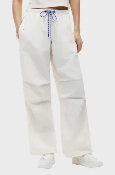Женские белые брюки PARACHUTE Белый M Tommy Jeans DW0DW22947