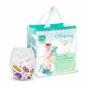 Подгузники-трусики Offspring Crafty, размер XXL (15-23 кг), 24 шт Подгузники-трусики Offspring Crafty, размер XXL (15-23 кг), 24 шт