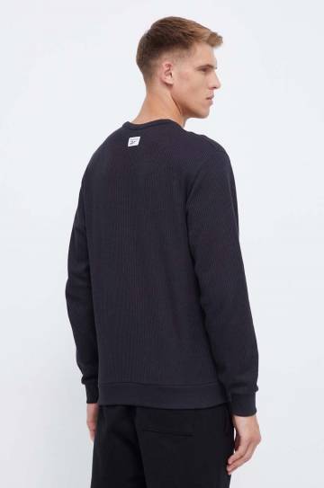 Кофта Reebok мужская цвет чёрный однотонная Кофта Reebok мужская цвет чёрный однотонная