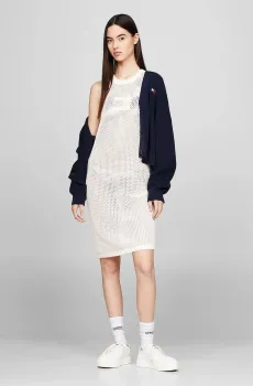 Женское белое платье TJW OPEN STITCH FLAG Белый M Tommy Jeans DW0DW17930